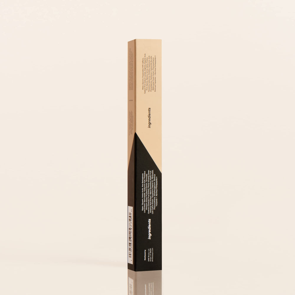 DIME Beauty Boost Duo sustainable packaging label emphasizes eco-friendly design.