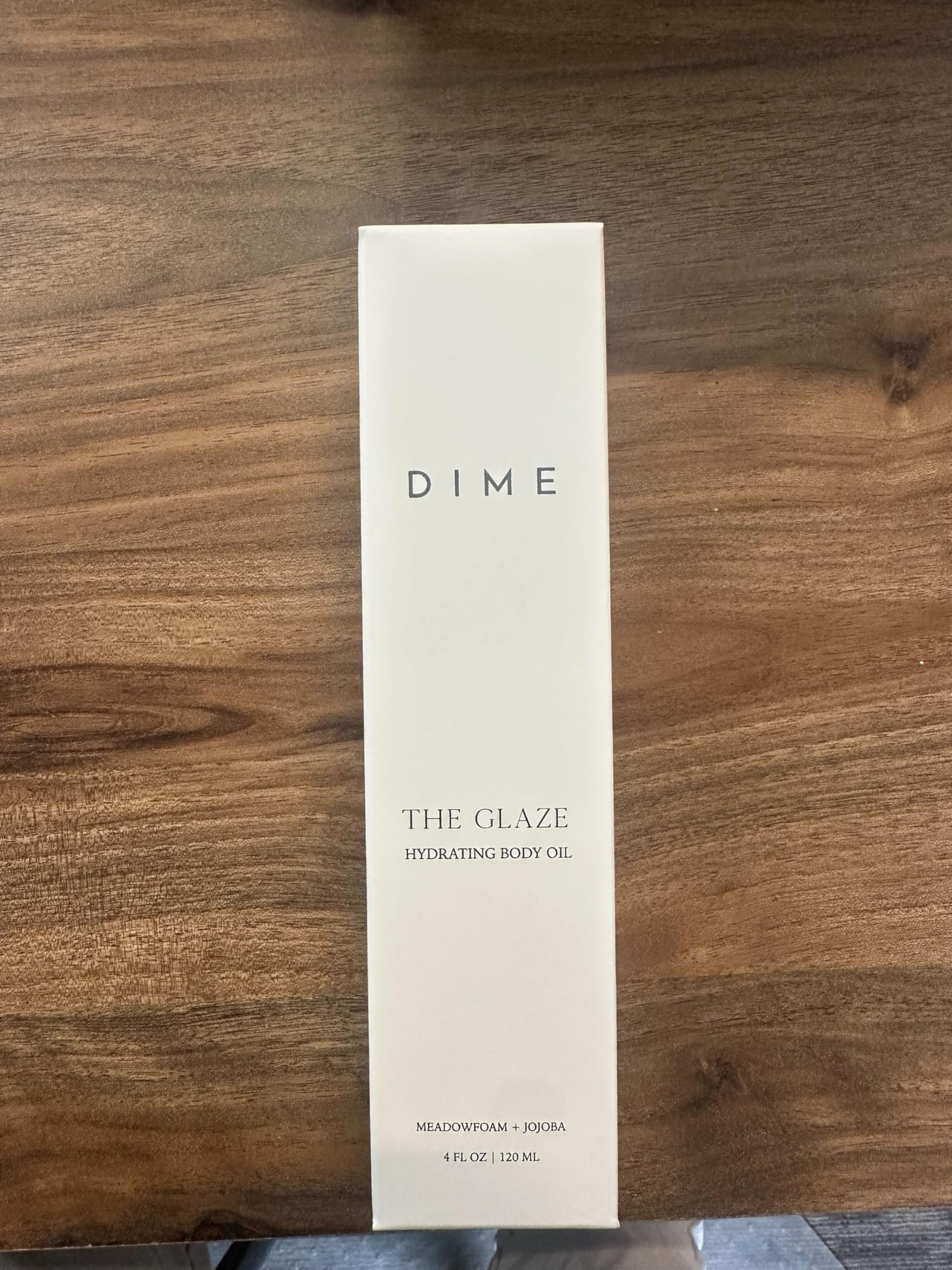DIME Beauty Glaze demonstrates fast, non-greasy absorption
