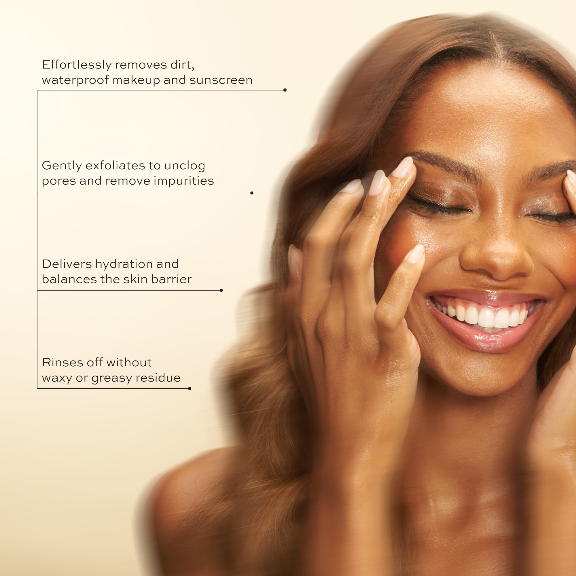 DIME Nourishing Cleansing Oil removes eye makeup gently