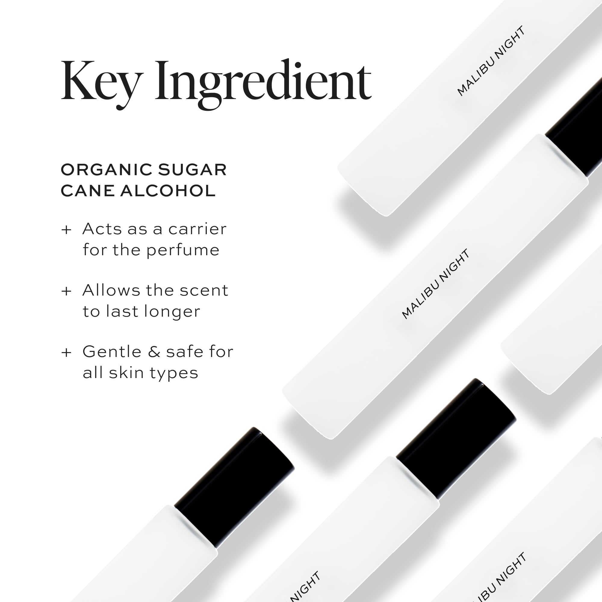 Full Malibu Night bottle on a sunlit surface evokes tropical warmth.