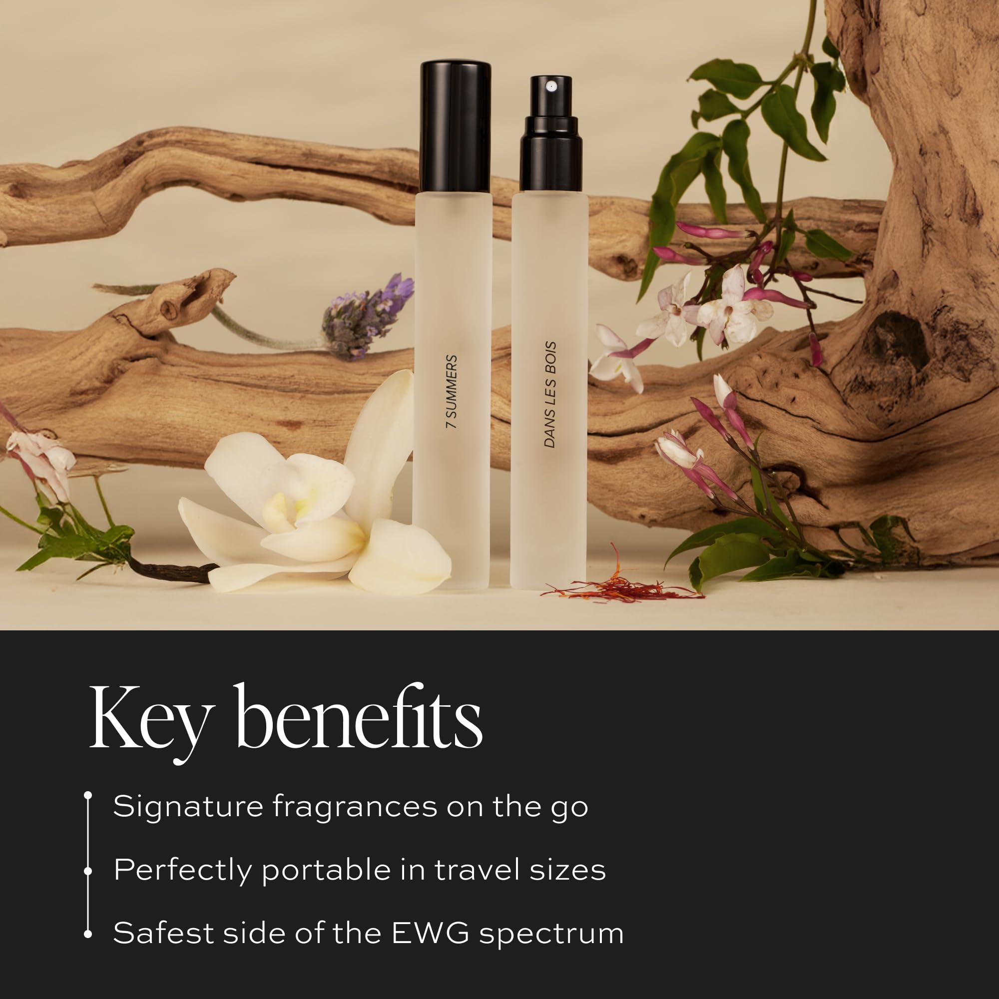 DIME Dans Les Bois bottle with woodland floral scent for evenings.
