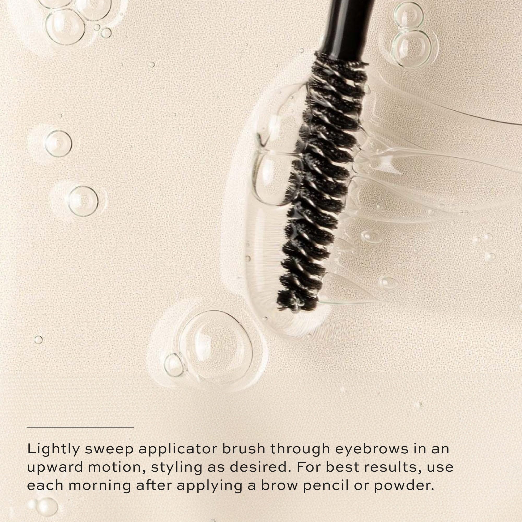 DIME Eyebrow Enhancing Gel transparent formula for everyday wear.