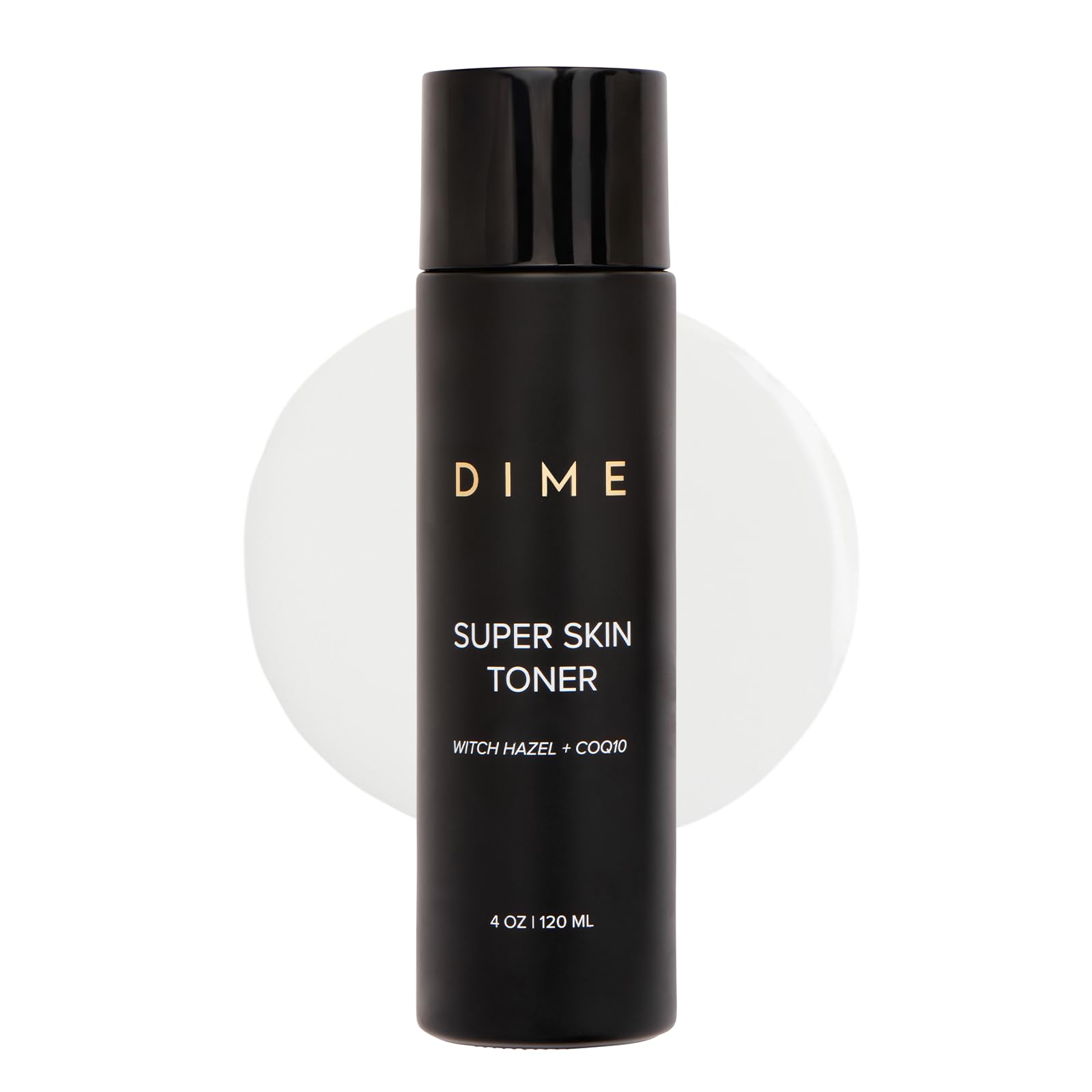 DIME Super Skin Toner bottle front showing clean, alcohol-free formula for refreshed skin
