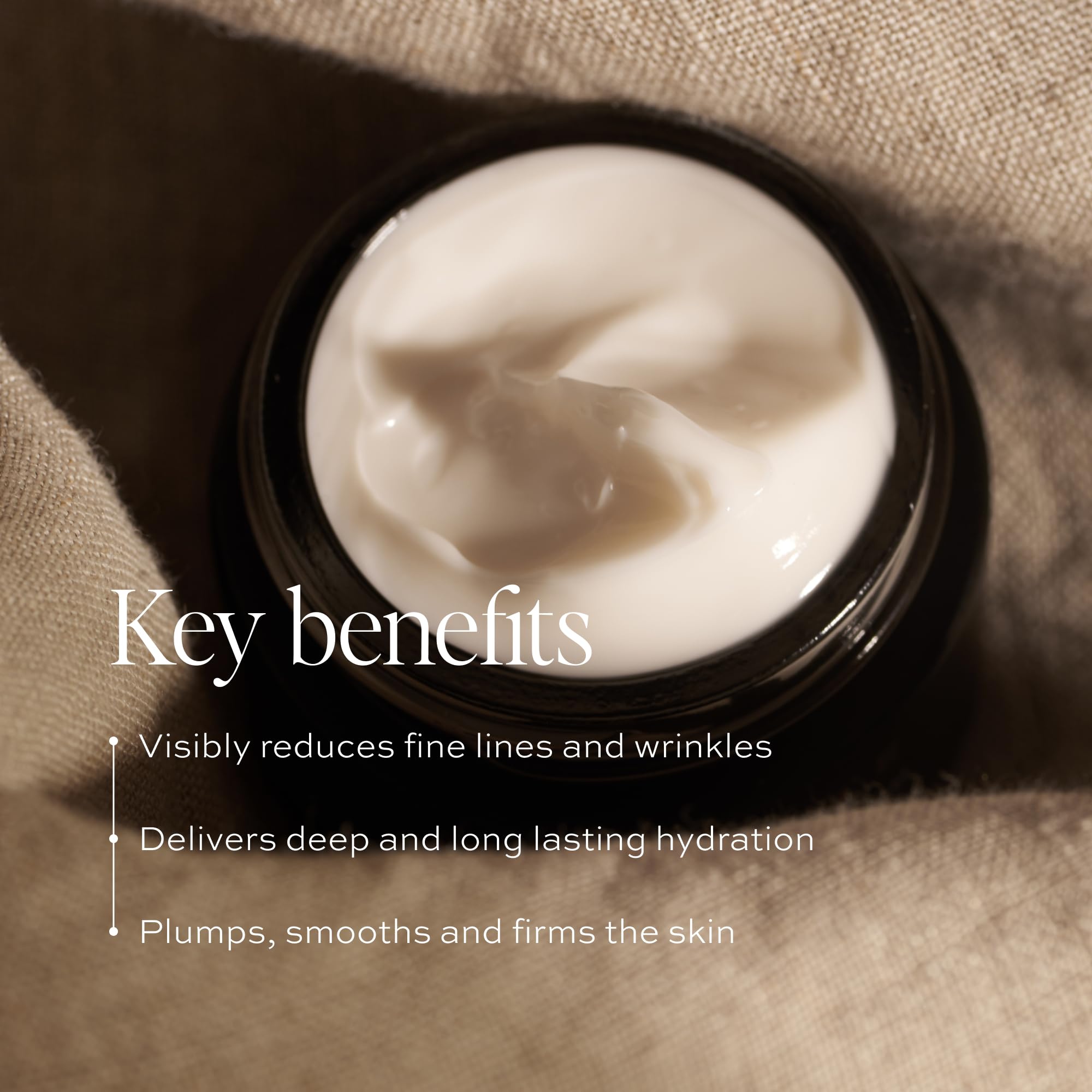 DIME TBT Eye Cream pea-sized application scene for easy morning routine.