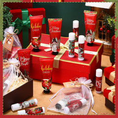 Dimsile Christmas lip balm tube with minty scent for quick lip refresh.