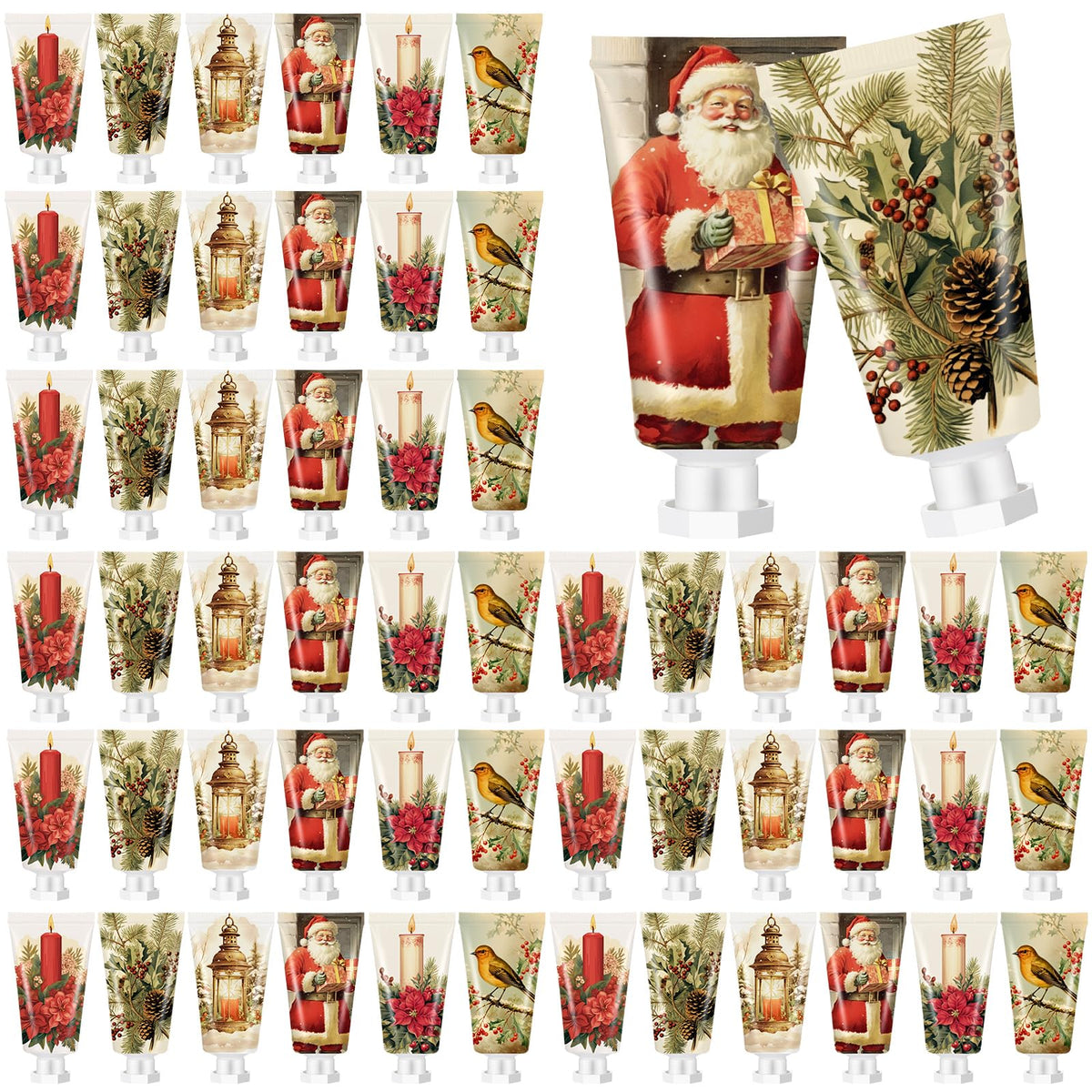 Dimsile Christmas mini lotion with rose pattern for daily moisture and gifting