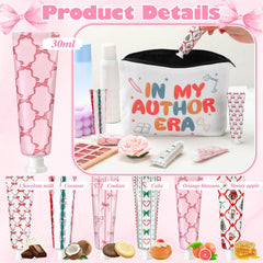 Dimsile Pink Bow Hand Cream travel-size bottle, perfect for on-the-go moisture.