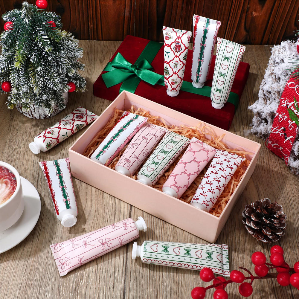 Dimsile pink bow hand cream travel-size collection for party favors.