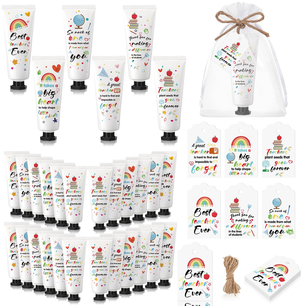 Dimsile 24-set hand cream bottles close-up for teacher gifts
