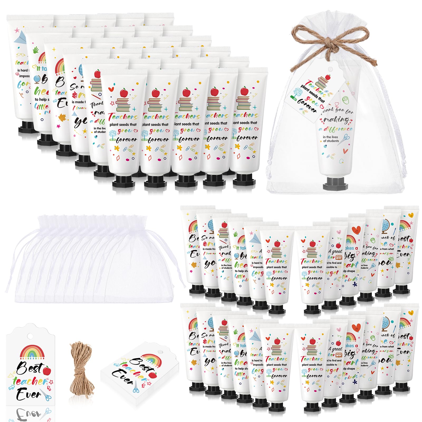 Dimsile teacher gift set packaging showing a ready-to-gift presentation