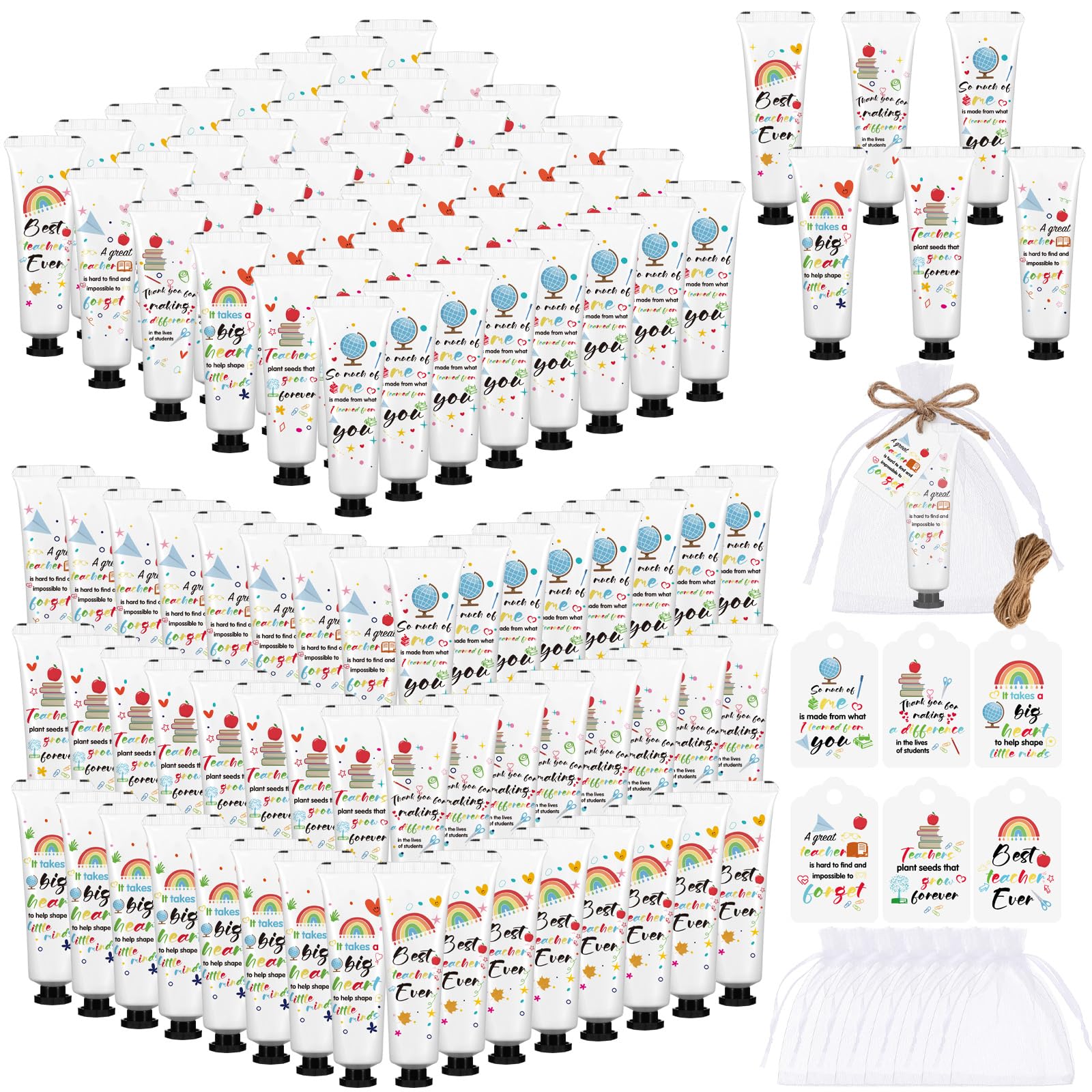 Dimsile hand cream bottle showing a moisturizing formula for teachers