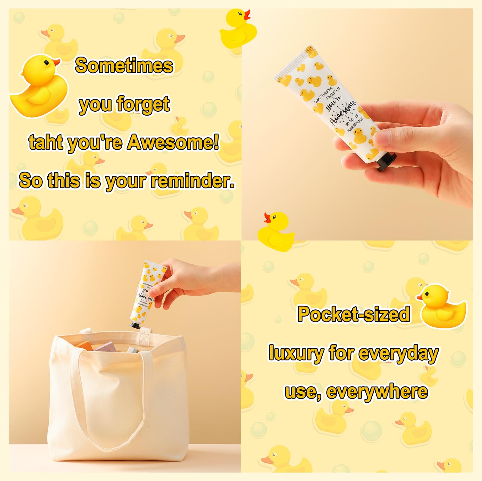 Dimsile yellow duck design packaging adds playful gifting touch