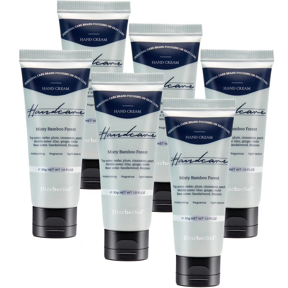DincherBel 6-pack travel hand cream box for on-the-go moisture and protection.