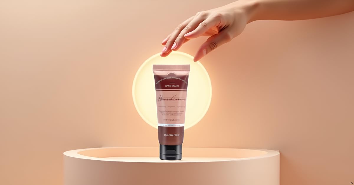 DincherBel plant essence formula close-up suggests nourishing ingredients for daily moisture.