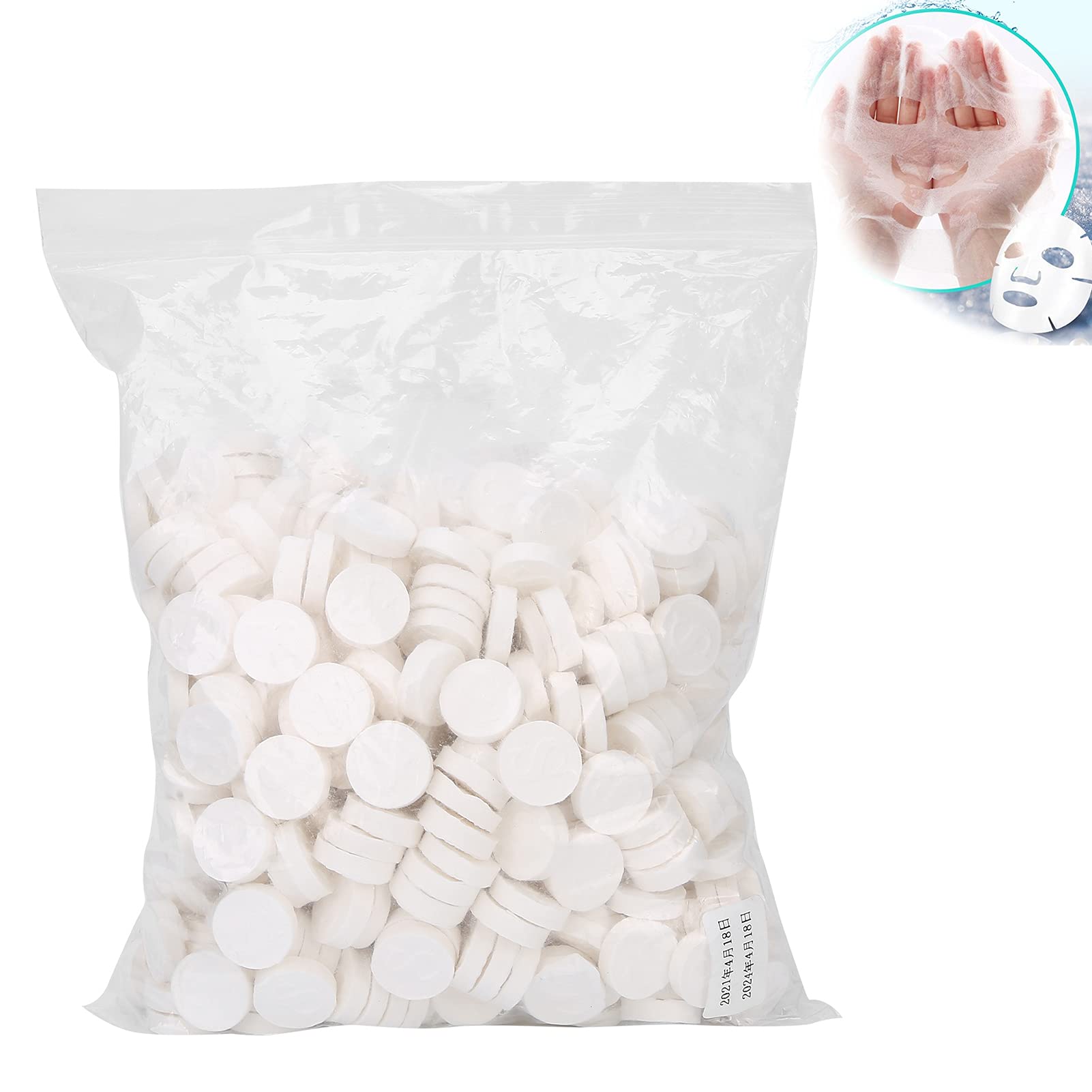 Dioche absorbent cotton mask sheet demonstrates strong water retention for better hydration.
