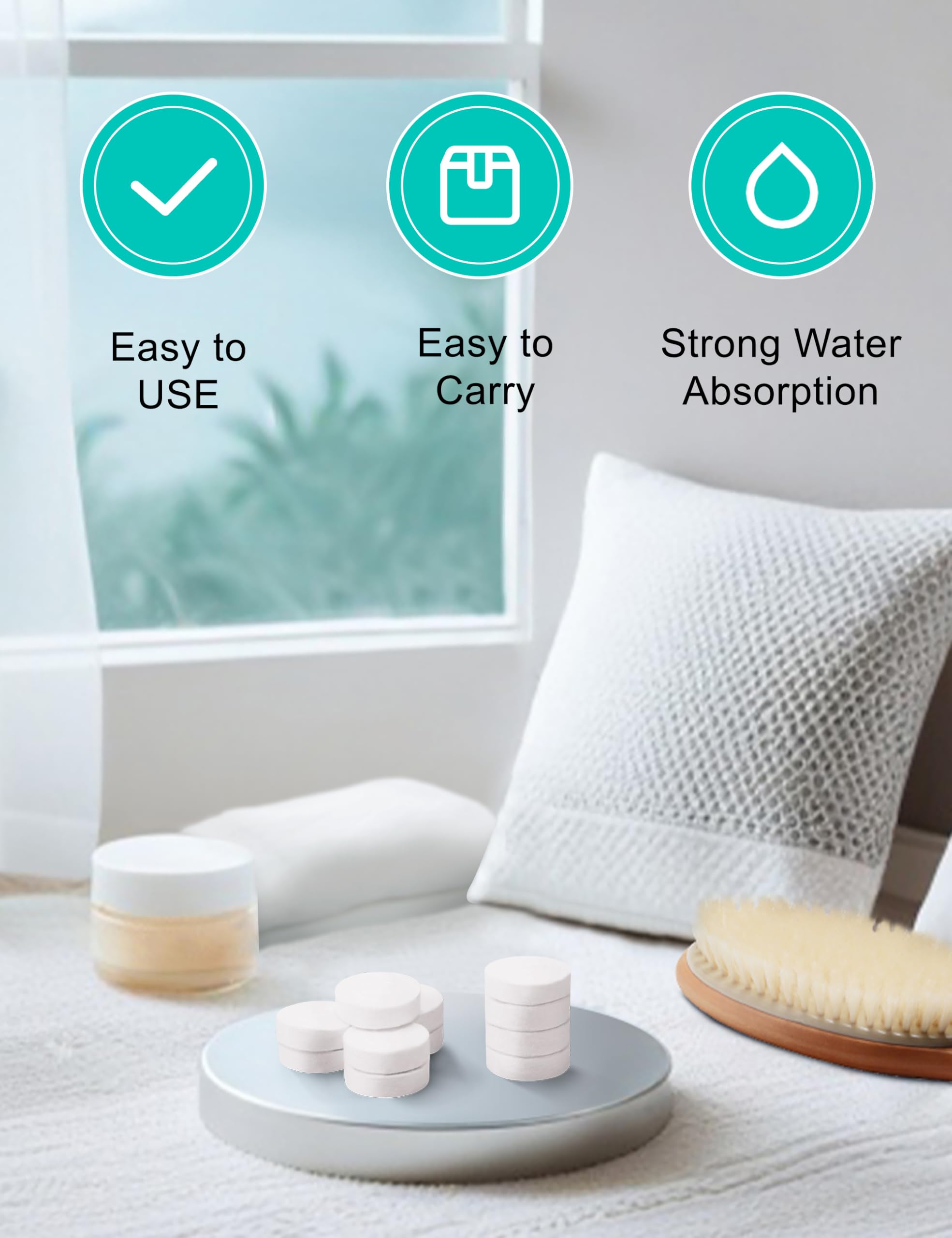 Dioche face mask application shows simple on-face wear for at-home spa routines.