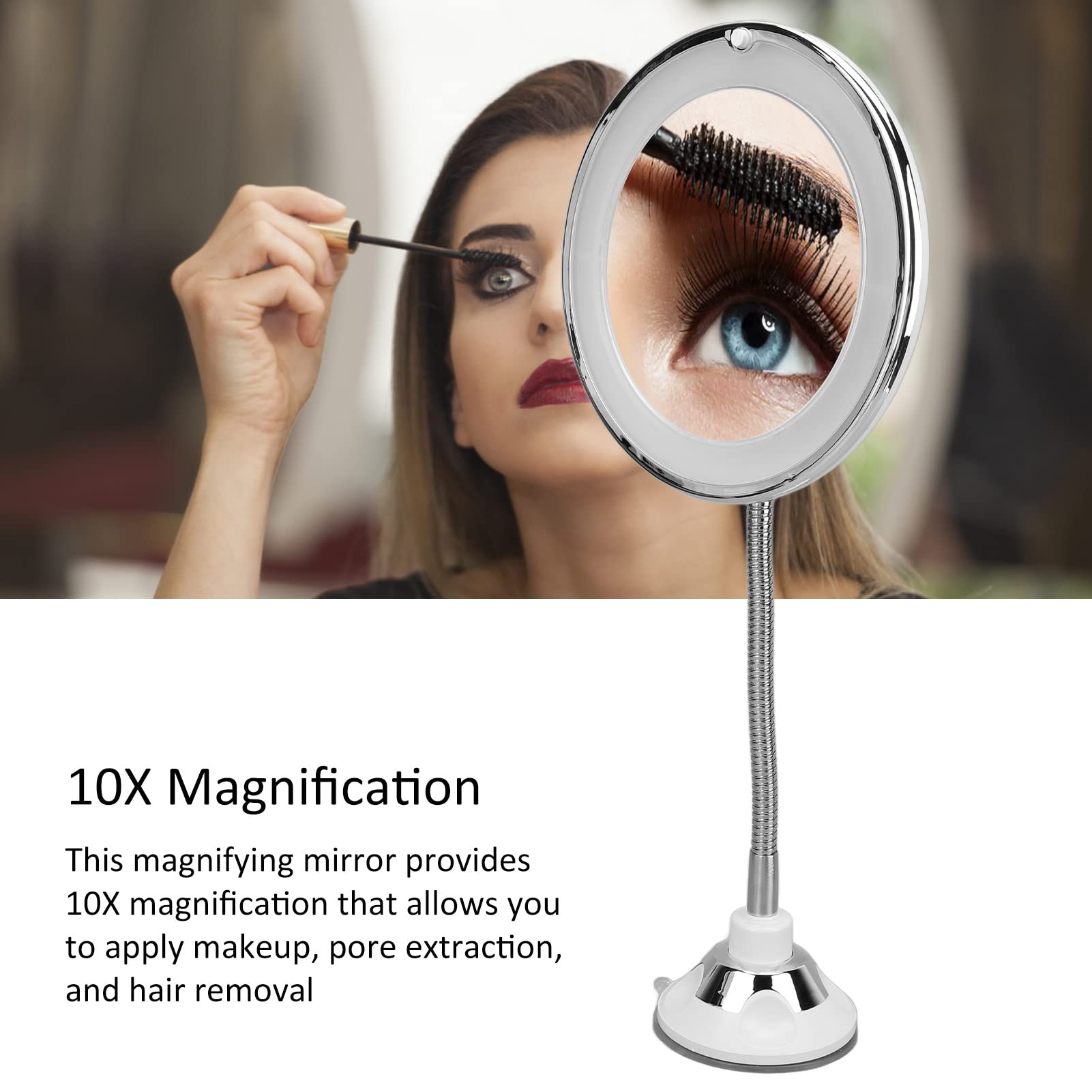 Dioche LED fill light powered by AAA batteries for illuminated reflection
