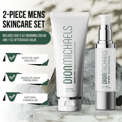 Dion Michaels all skin types formula label on packaging