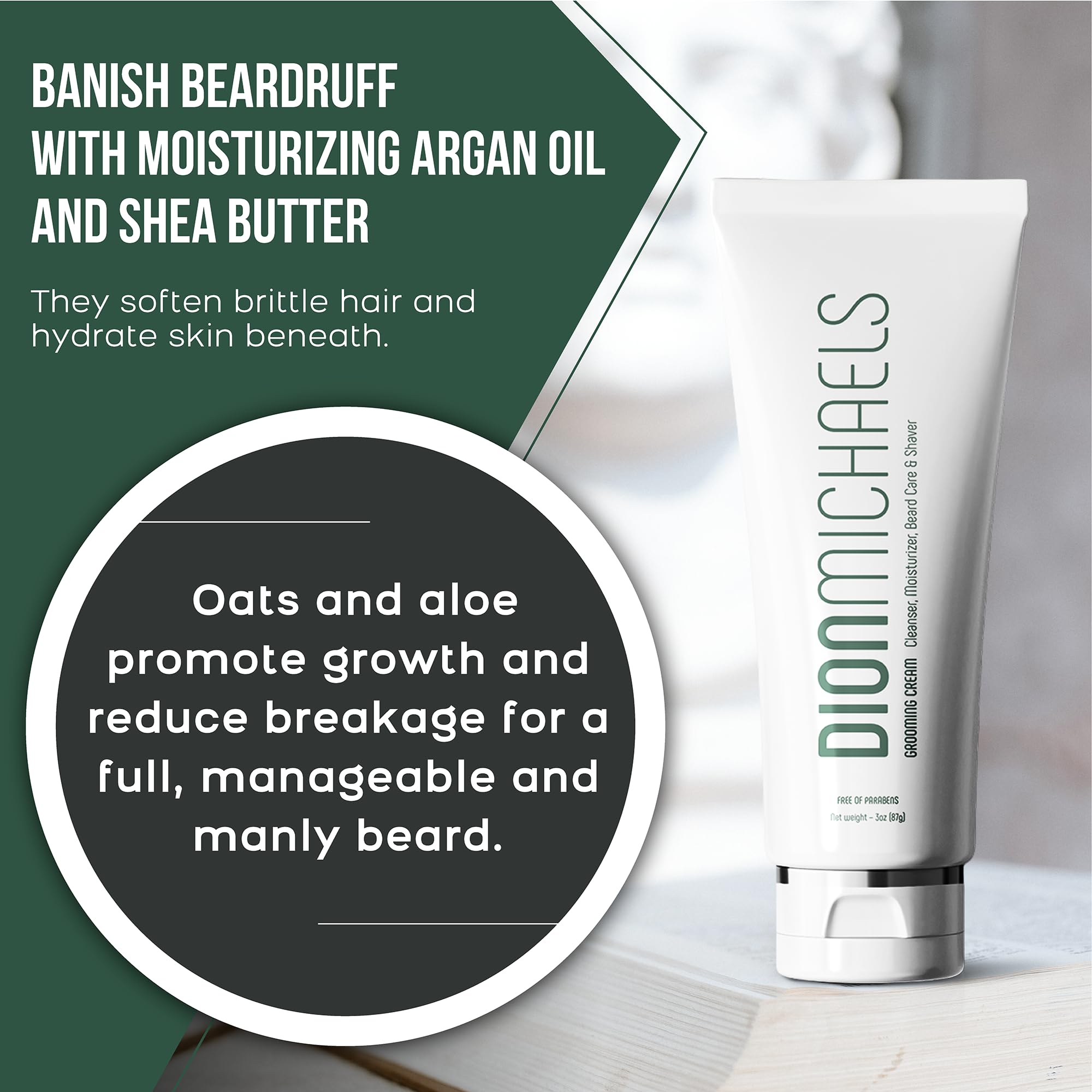 Dion Michaels men's skin hydration concept image showing refreshed, balanced skin