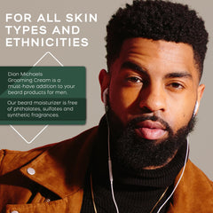 Dion Michaels packaging image conveys gift-ready grooming solution for men