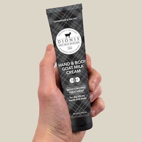 Dionis goat milk body lotion cedarwood hydrates without greasiness