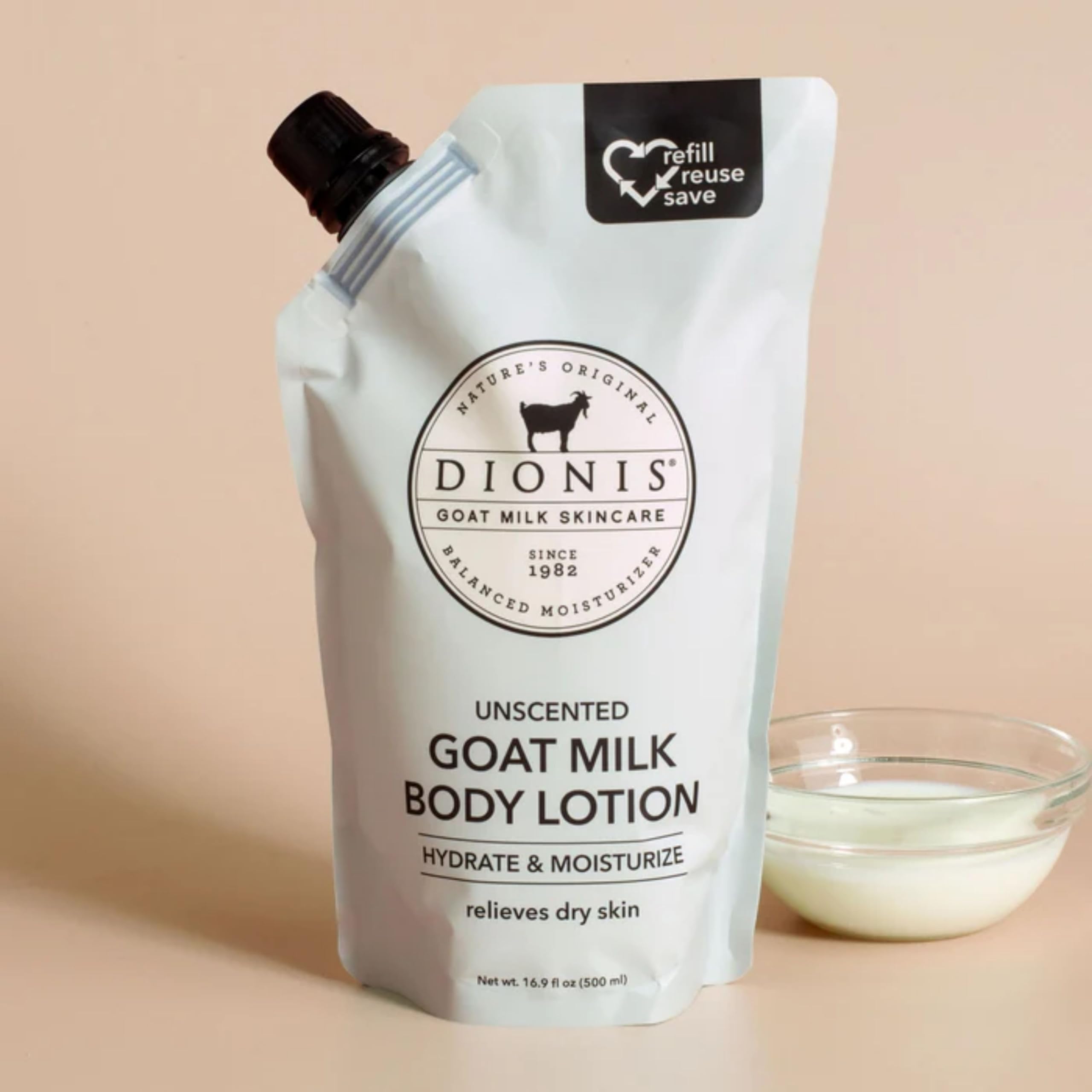 Dionis lotion enriched with vitamins for nourished, moisturized skin
