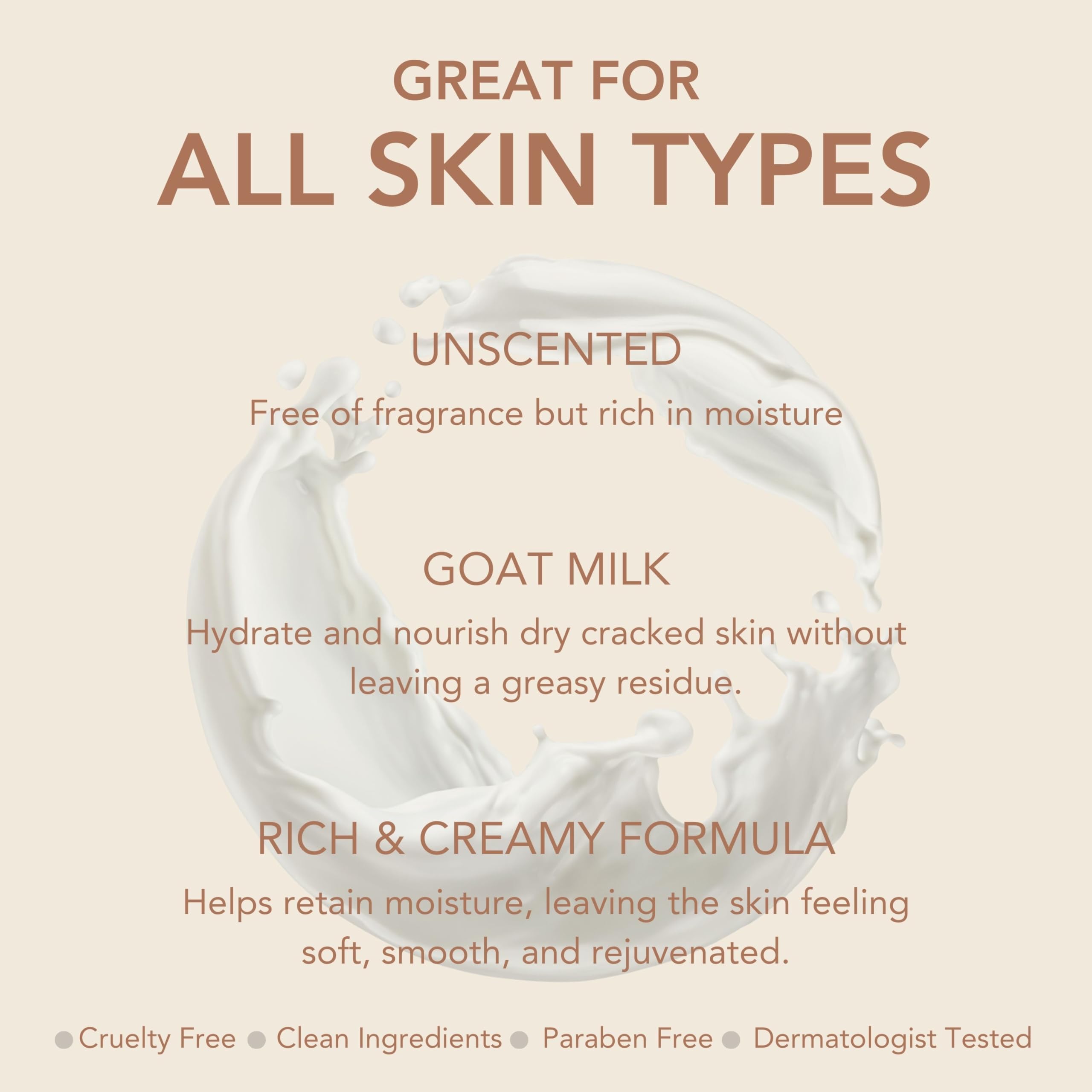 Dionis goat milk moisturizer provides non-greasy absorption and lasting moisture
