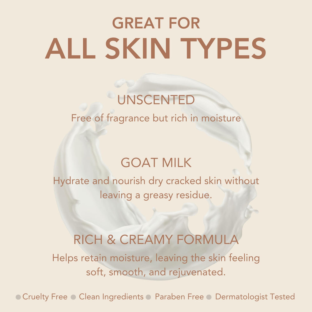 Dionis goat milk moisturizer provides non-greasy absorption and lasting moisture