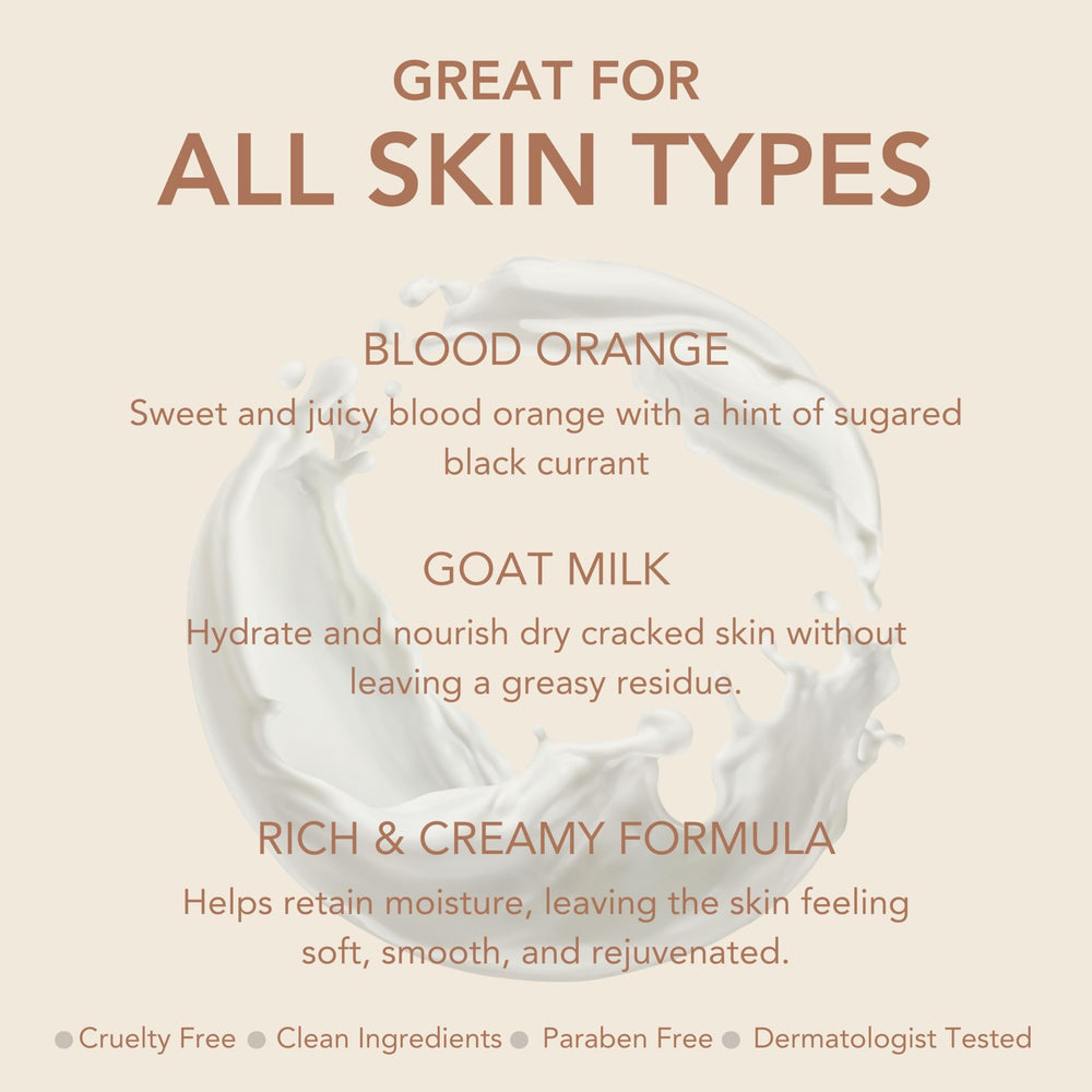 Vitamin-rich Dionis goat milk lotion with nourishing goat milk ingredients