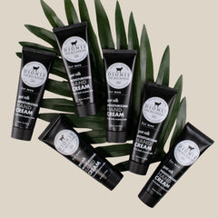 Dionis goat milk hand cream application glide showing easy spread and quick absorption.