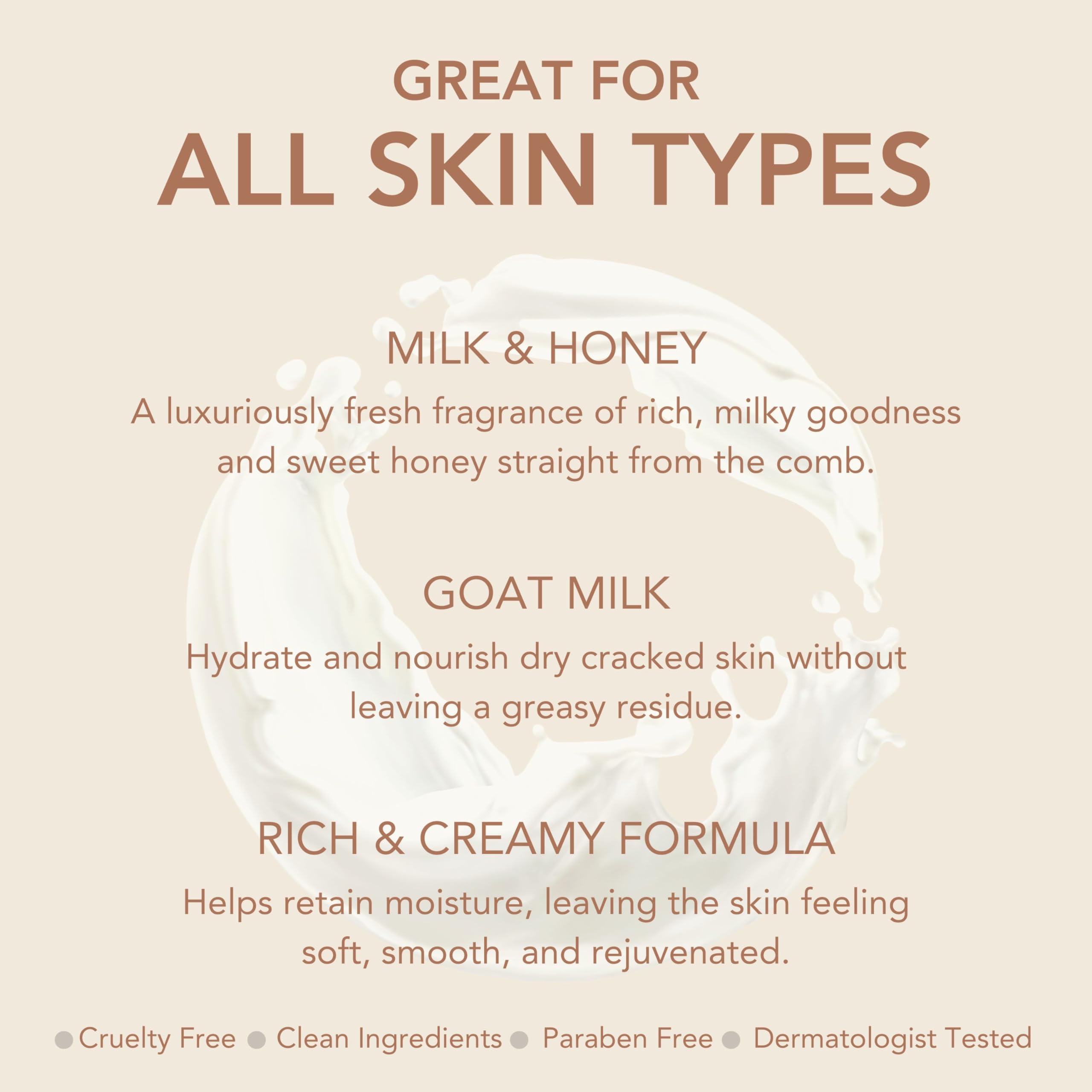 Dionis Goat Milk Hand Cream Application On Hands demonstrates easy smoothing
