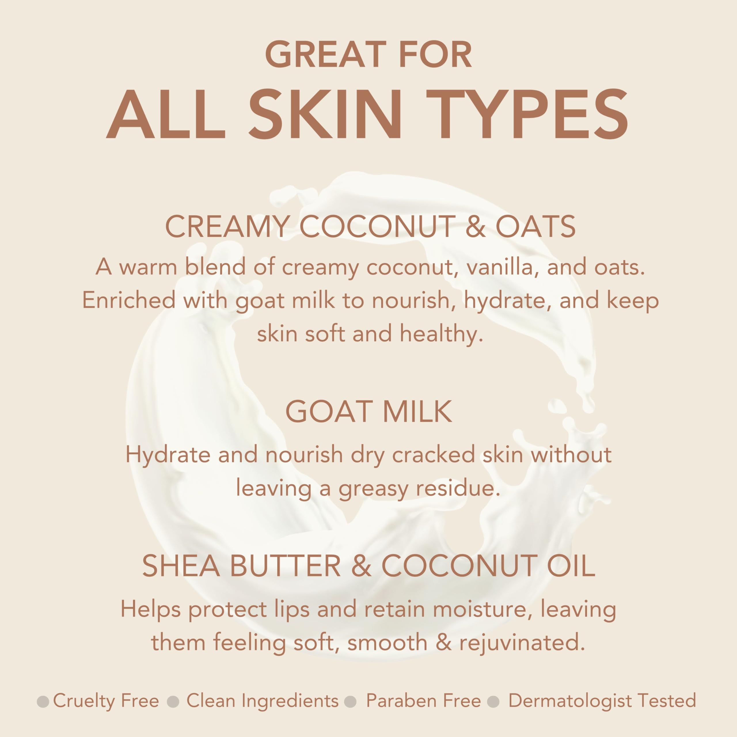 Ideal for elbows and cuticles showing protective hydration