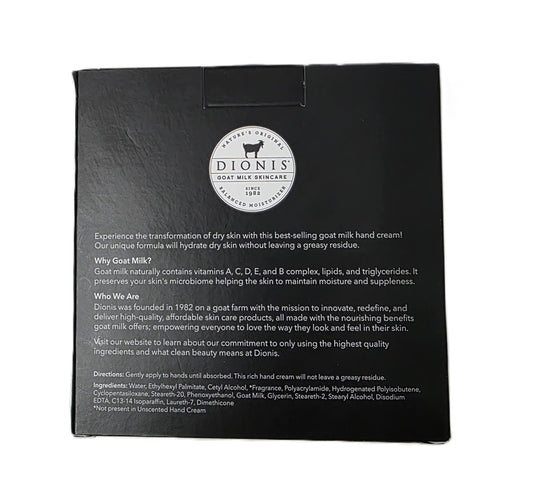 Dionis goat milk hand cream Honeysuckle Coconut 1oz tube absorbs quickly for on the go