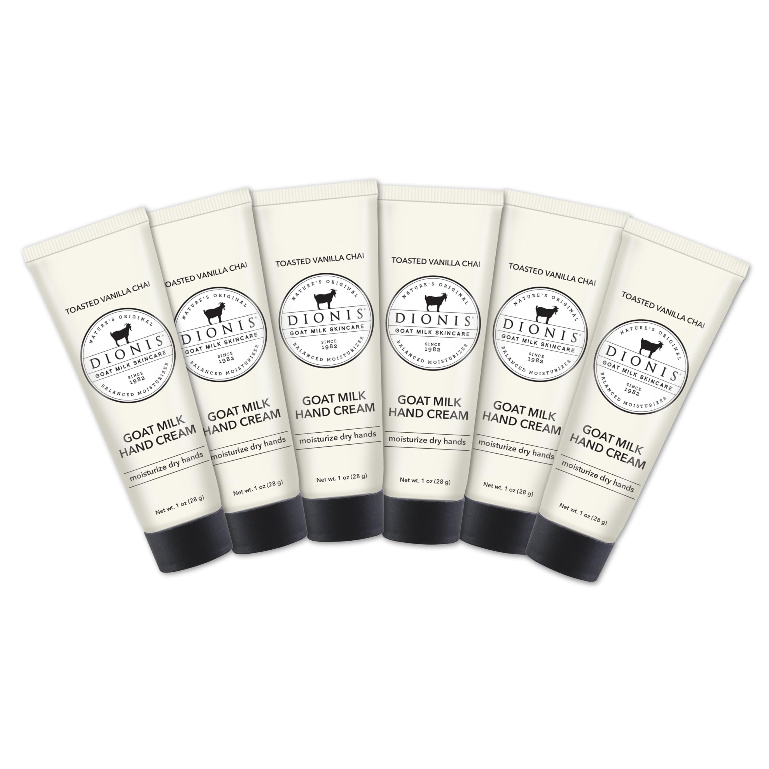 Dionis Goat Milk Hand Cream Vanilla Chai 1oz tube for daily hydration