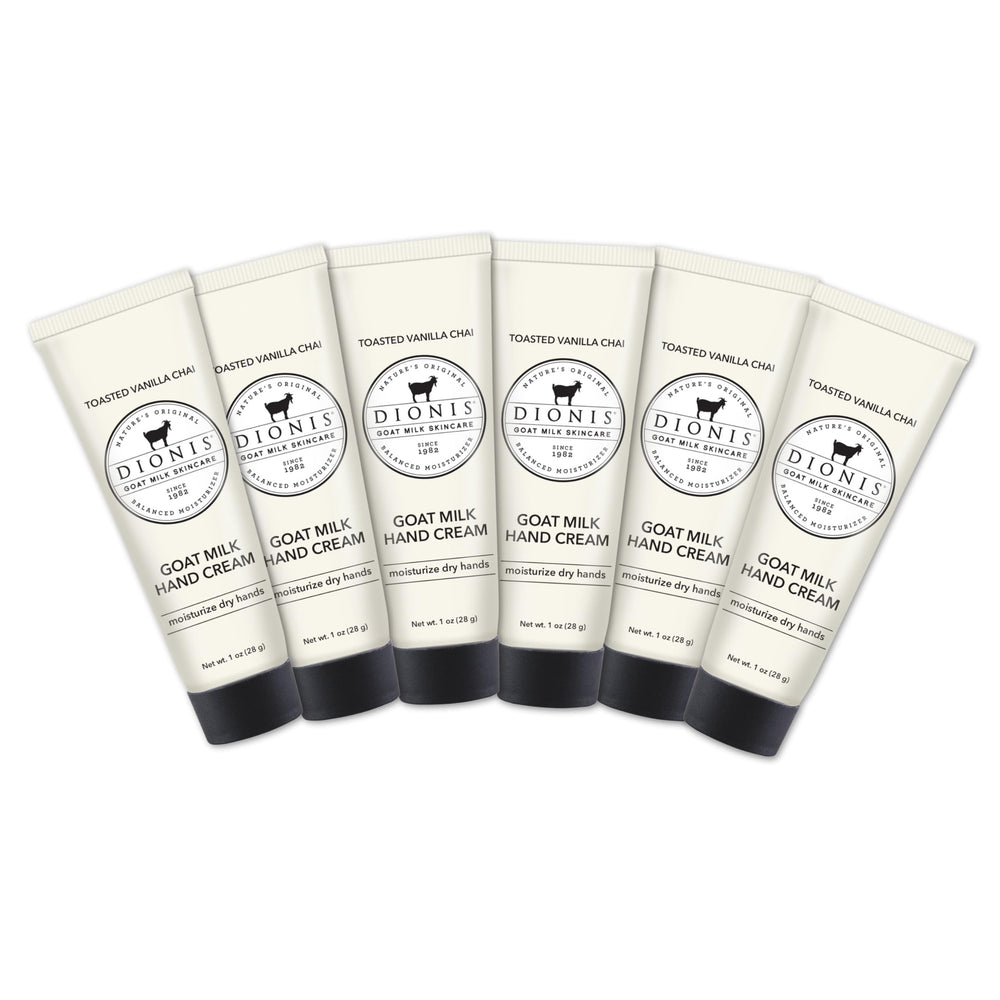 Dionis Goat Milk Hand Cream Vanilla Chai 1oz tube for daily hydration