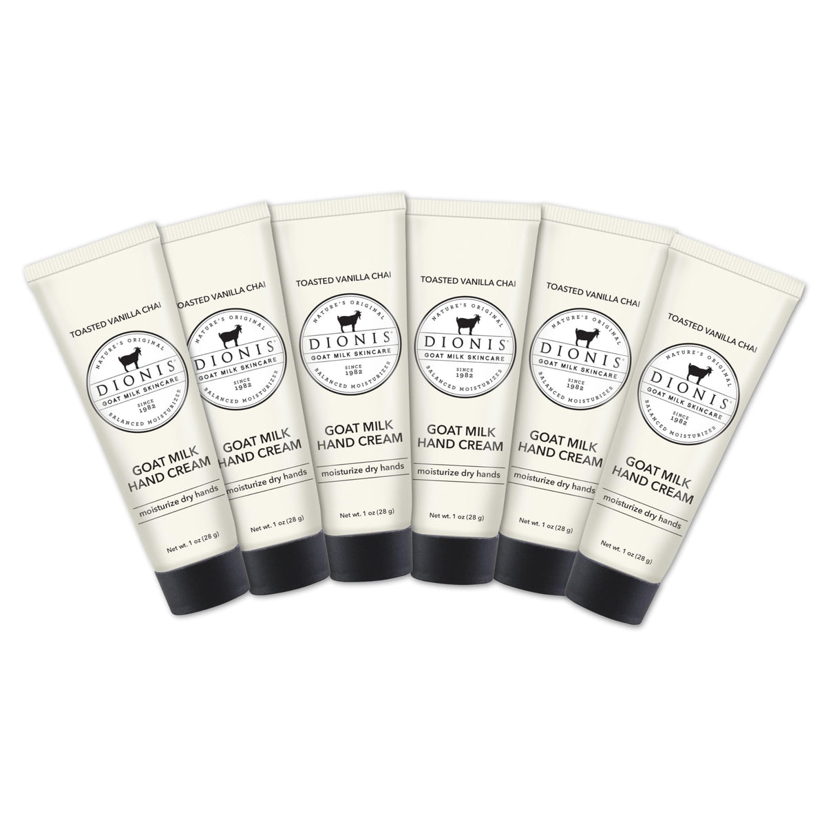 Dionis Goat Milk Hand Cream Vanilla Chai 1oz tube for daily hydration