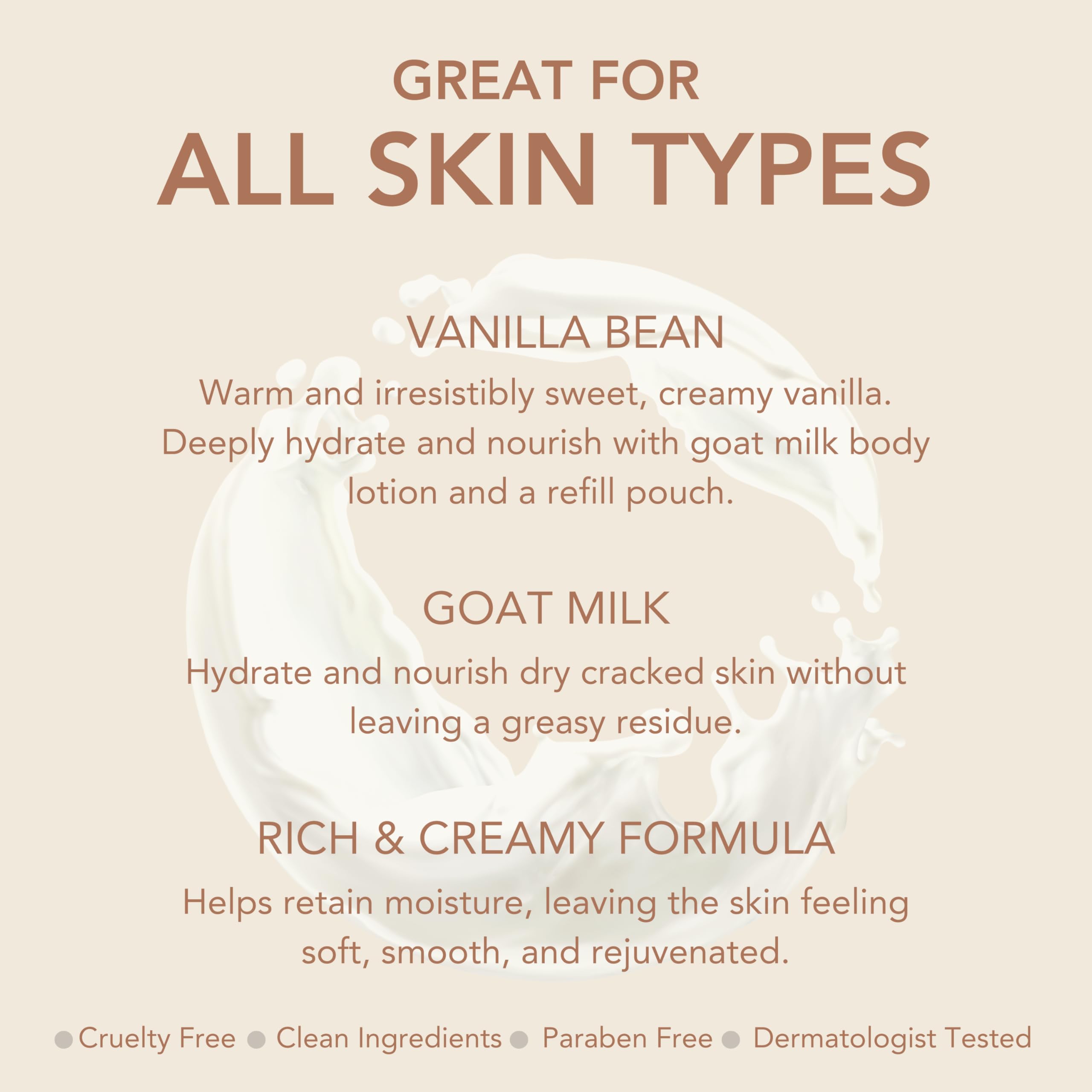 Full-size lotion bottle on skin-ready for daily routine