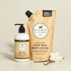 Gift set packaging with Dionis branding and product label