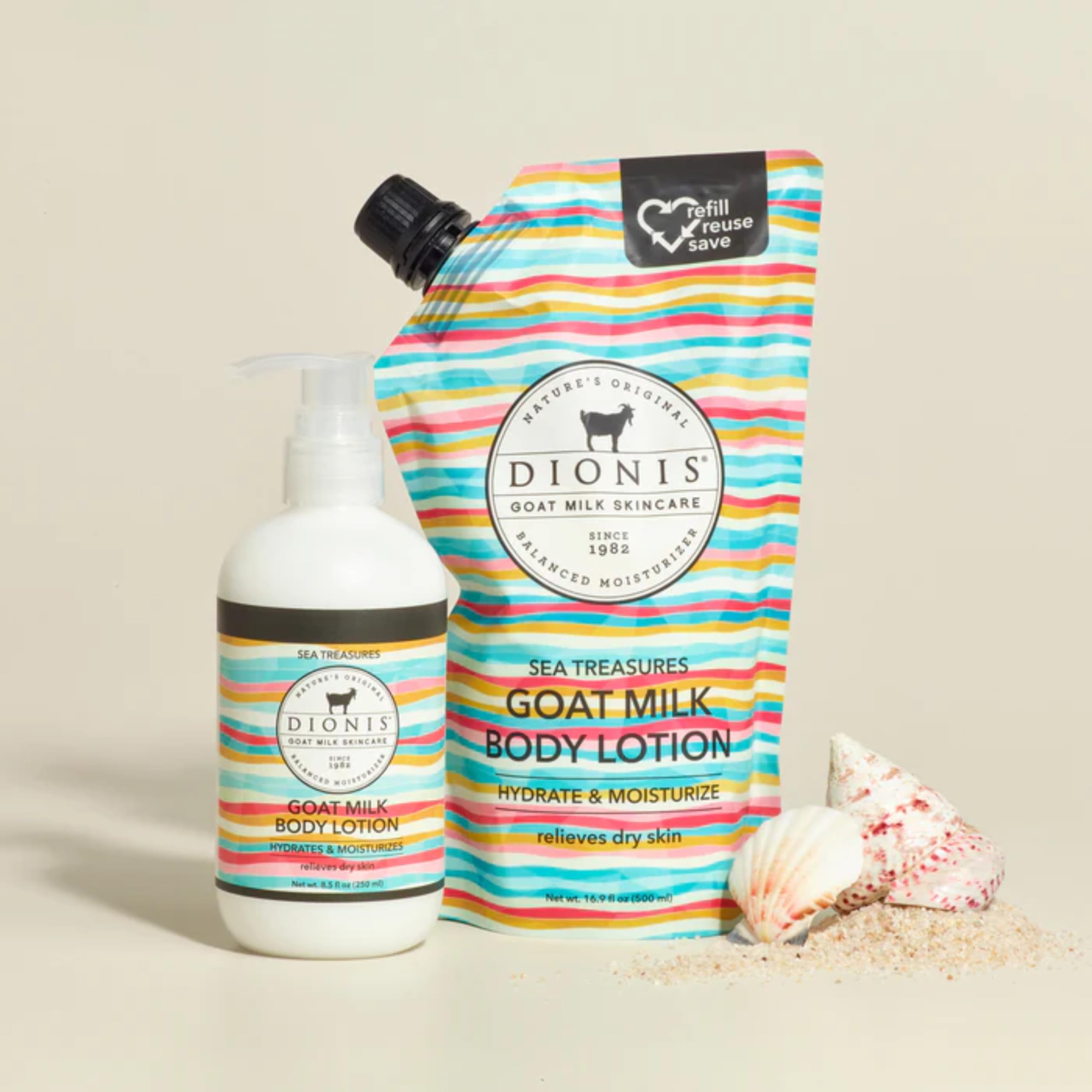 Dionis Goat Milk Lotion scent aroma; calming notes for daily ritual.