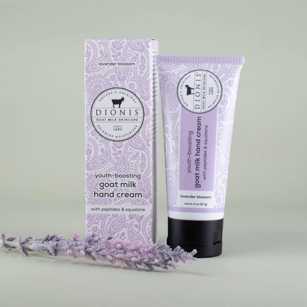 Lavender Blossom fragrance notes from Dionis hand cream for calm scent experience.