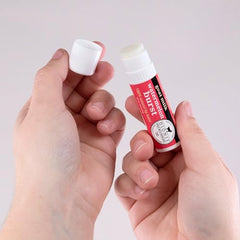 Dionis lip-care application demo on finger
