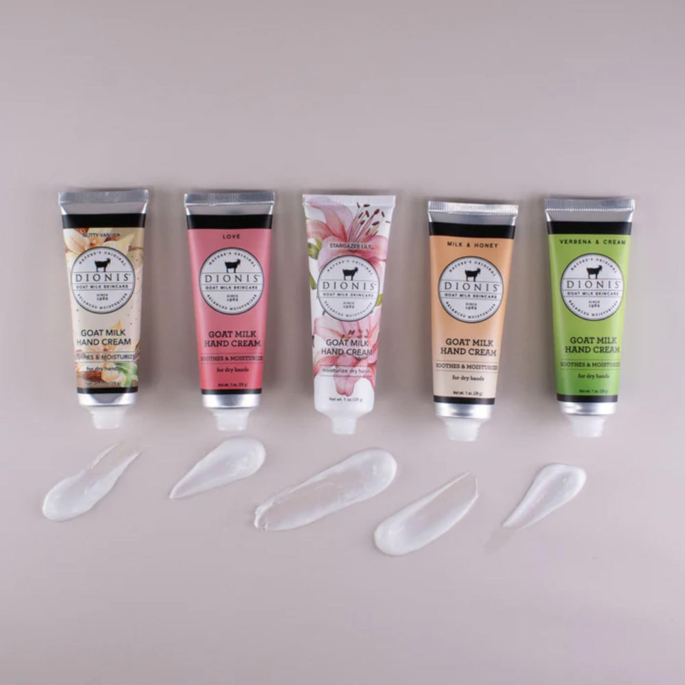 Dionis Milk and Honey hand cream image showing nourishing moisture