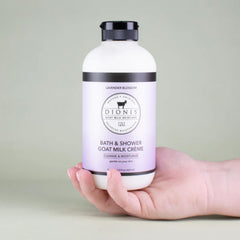 Dionis paraben- and sulfate-free cleanser bottle maintains natural moisture