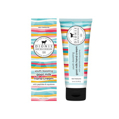 Dionis Sea Treasures hand cream bottle delivering deep hydration from goat milk.