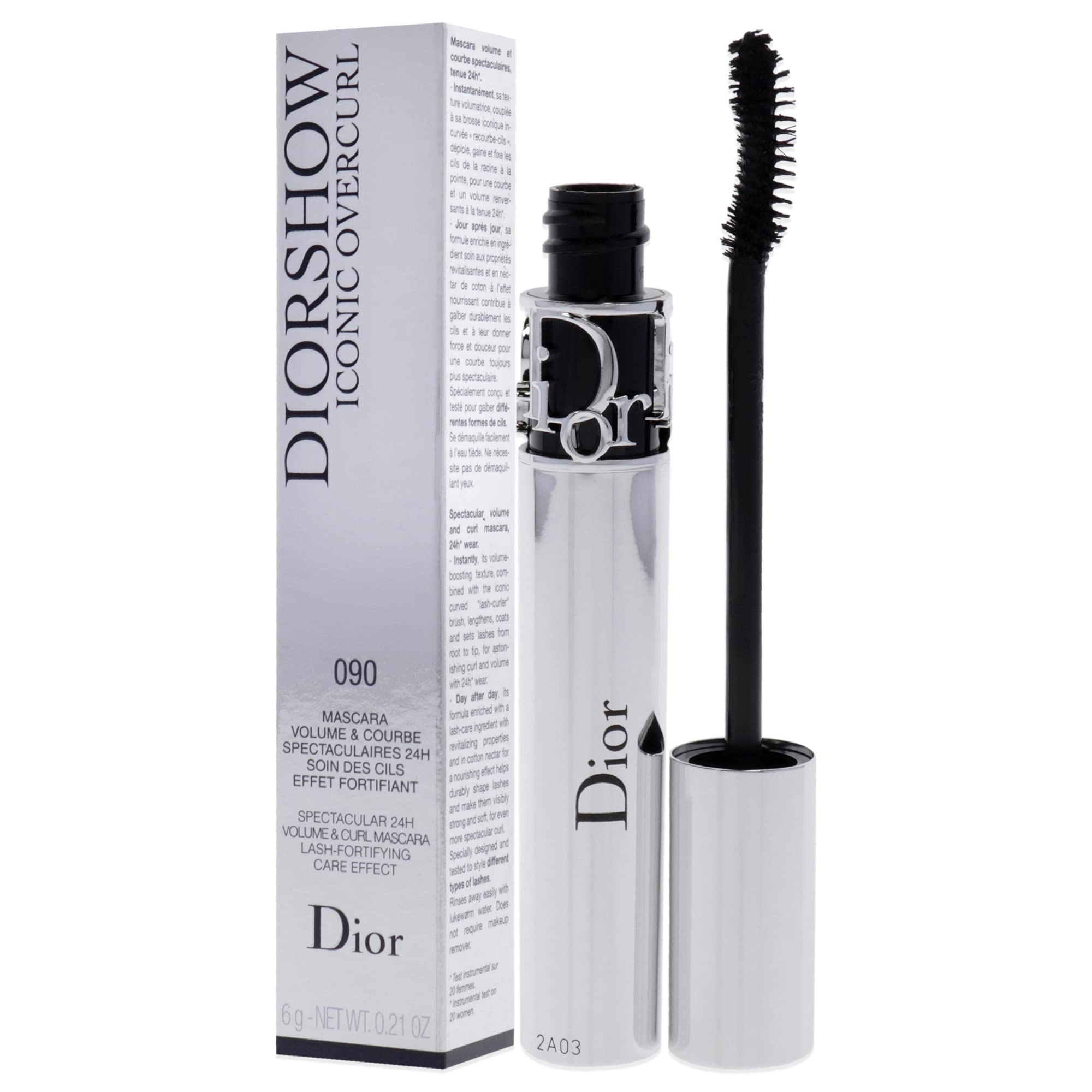 Dior Diorshow Iconic Overcurl dramatic volume on full lashes
