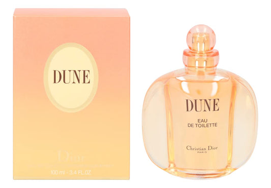 Dior Dune bottle closeup highlighting oceanic notes for daily wear.