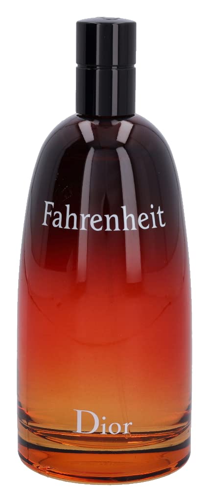 Dior Fahrenheit bottle side profile, sleek design for a modern look