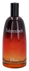 Dior Fahrenheit bottle side profile, sleek design for a modern look