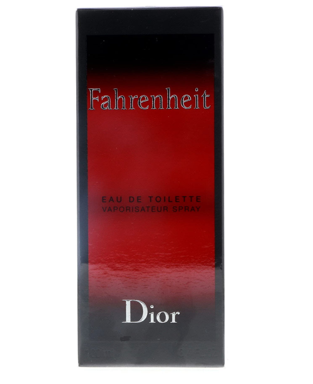 Fully visible Dior Fahrenheit bottle highlighting its timeless masculine scent for daily wear.