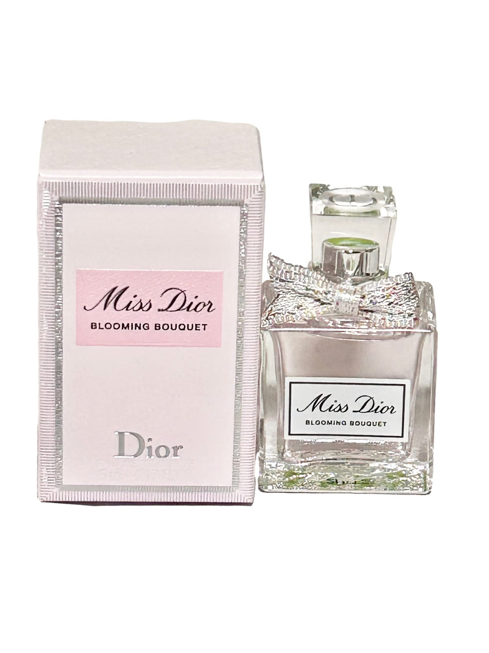 Miss Dior Blooming Bouquet mini bottle for on-the-go fragrance enhancement.
